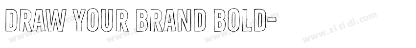 Draw Your Brand Bold字体转换